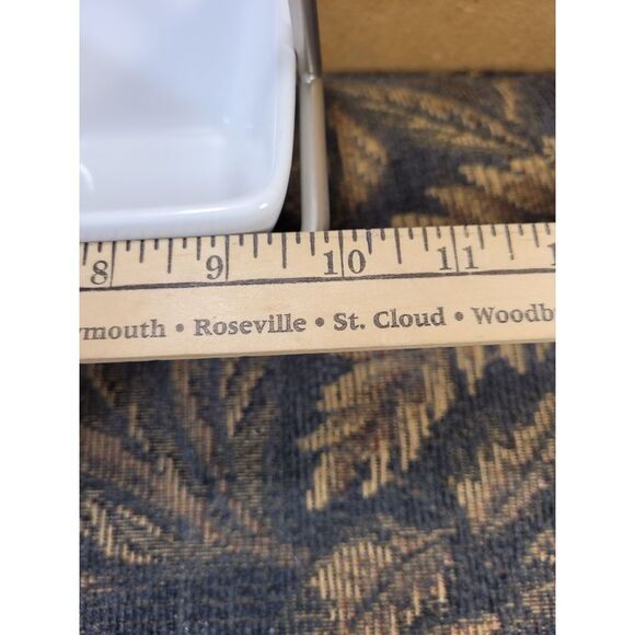 Pampered Chef Small Caddy with Two Simple Addition White Bowls - Picture 8 of 9